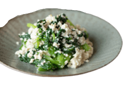 Spinat Salat (mit Tofu) 시금치두부무침 拌菠菜豆腐